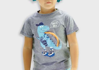 Σετ με ριγέ μπλούζα για αγόρι | ΜΕΝΤΑ - Energiers - 